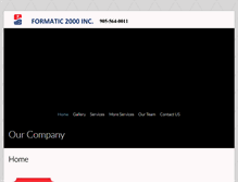 Tablet Screenshot of formatic-inc.com